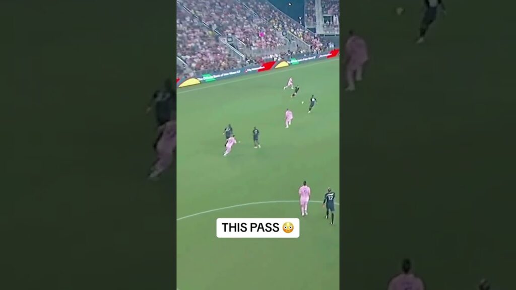 Messi to Jordi Alba was RIDICULOUS 😳 (via @Major League Soccer on Apple TV/TT) #shorts