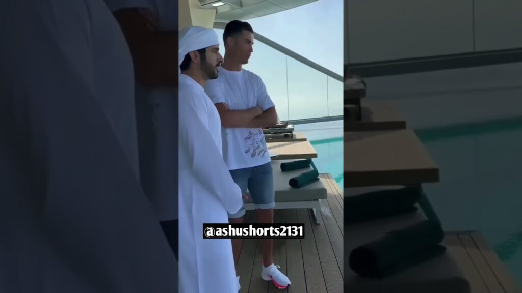 cr7 meets with Dubai prince Faza😱😱😱😱 || bhurj Khalifa ❤❤
