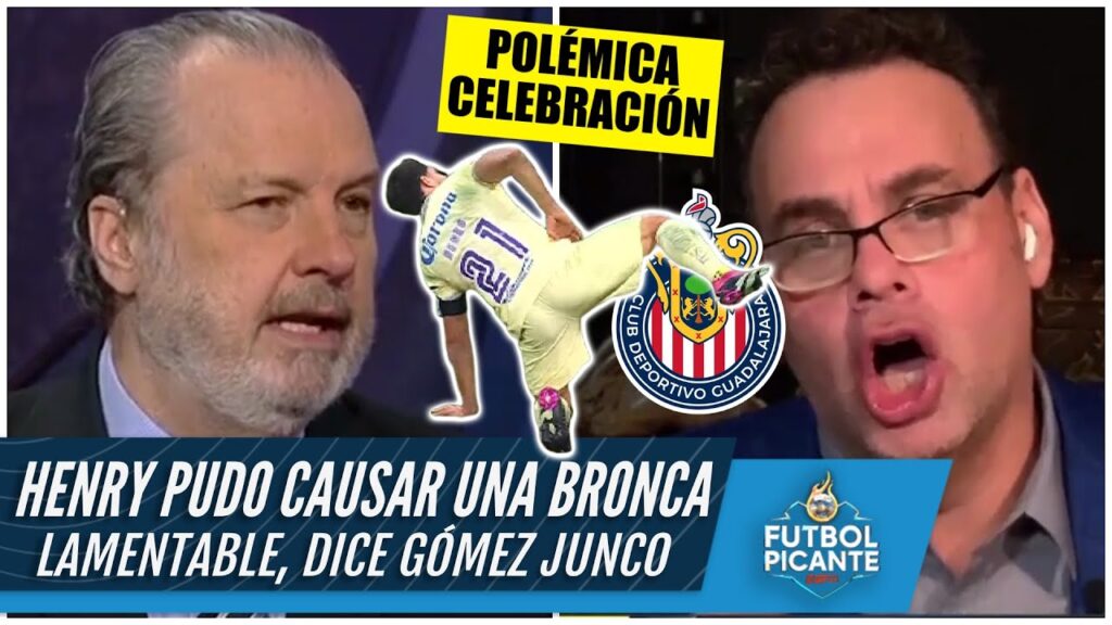 Gómez Junco se ENFADA con Henry Martín por celebración ante Chivas ¡LAMENTABLE! | Futbol Picante