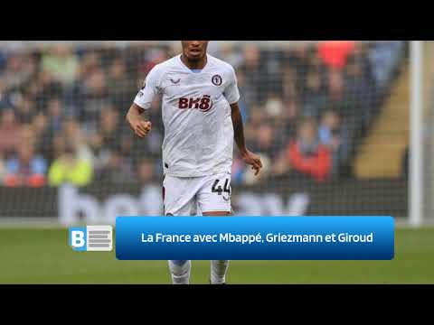 La France avec Mbappé, Griezmann et Giroud