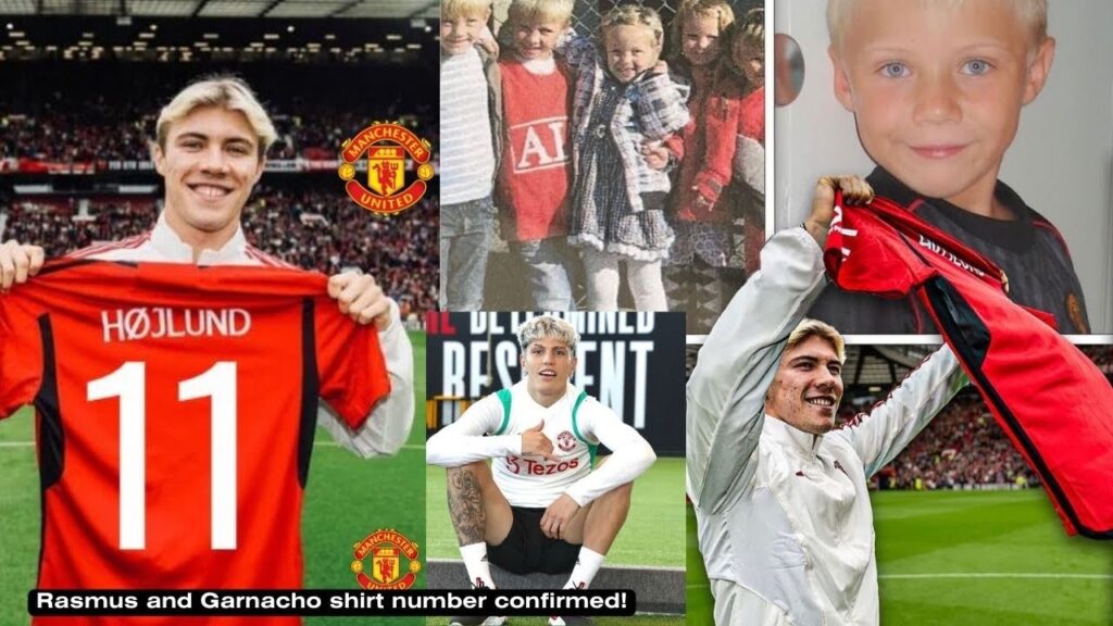 Rasmus Hojlund shirt number Revealed 🔥Garnacho and Rasmus Hojlund got their shirt number..