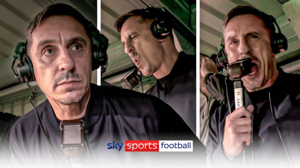 Gary Neville's commentary reaction to Salford beating Leeds on penalties!