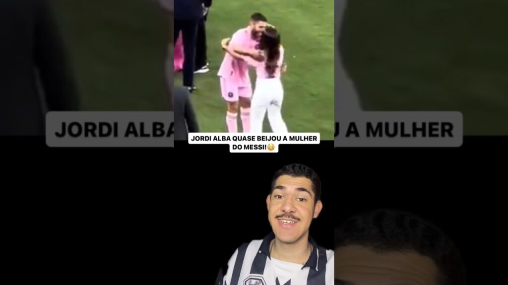 JORDI ALBA QUASE BEIJOU A MULHER DO MESSI!😳