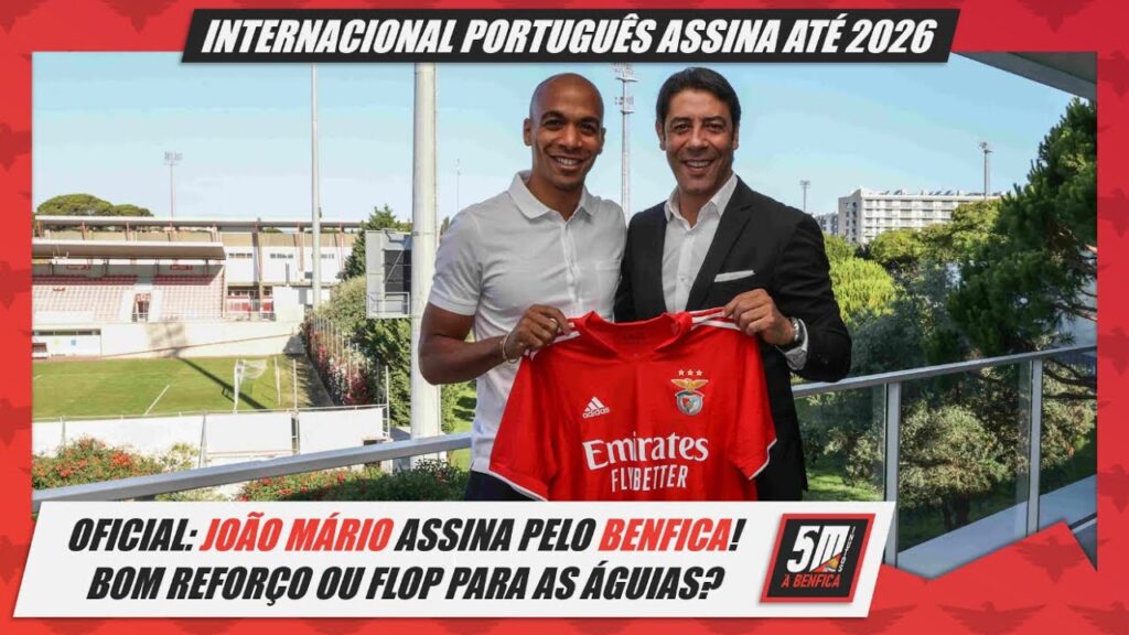 🚨 OFICIAL: João Mário é reforço do Benfica! 🚨 Bom reforço para as águias?