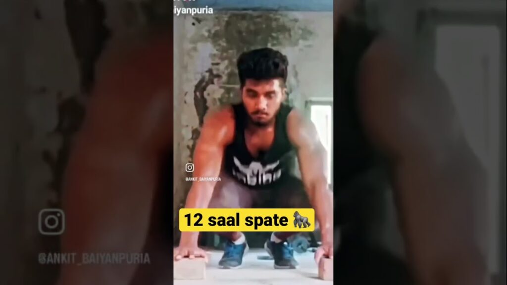 Progress Spate 12 saal 😮🔥ankitbaiyanpuria #workout #fitness #motivation #kusti #viral #wrestling