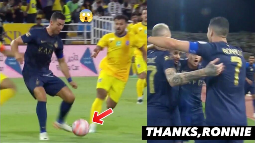 Cristiano Ronaldo assist helps Otávio score his first goal for Al Nassr!!🇵🇹⚽🤝