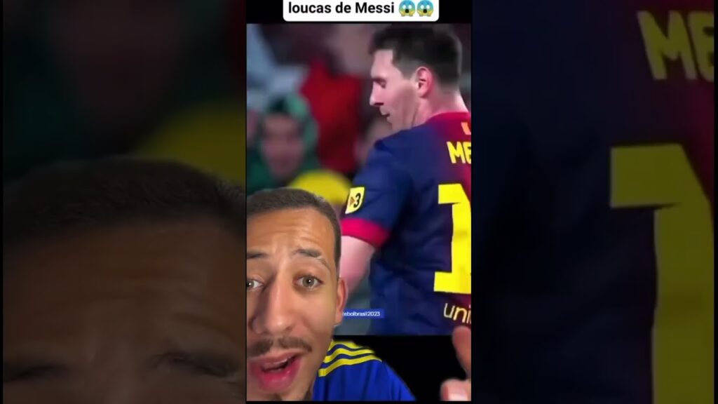 AS REAÇÕES MAIS LOUCAS DE MESSI DENTRO DE CAMPO! #shorts