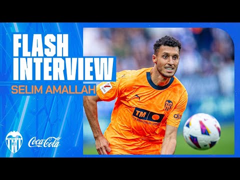 FLASH POSTPARTIDO DE SELIM AMALLAH DESPUÉS DEL DEPORTIVO ALAVÉS - VALENCIA CF (1-0)