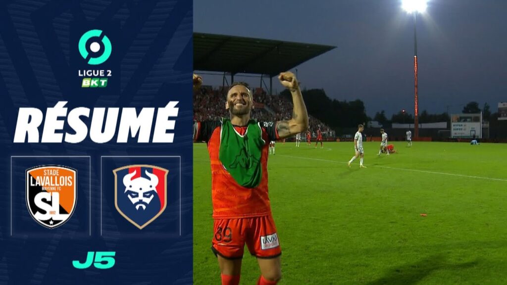 STADE LAVALLOIS MFC - STADE MALHERBE CAEN (2 - 1) - Résumé - (Laval - SMC) / 2023-2024