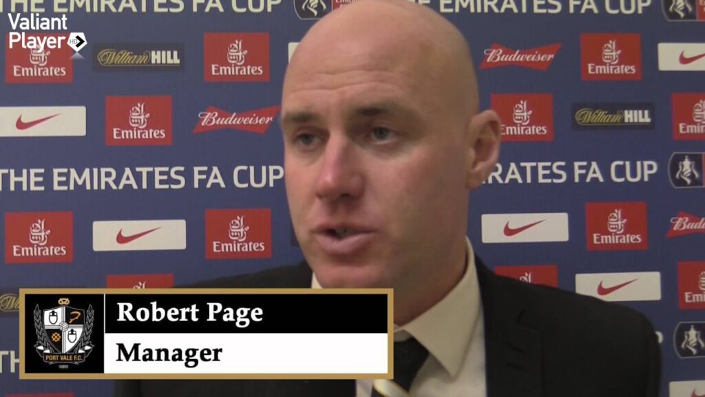 Freeview: Rob Page Post Maidenhead United (H) 2015/16 - FA Cup