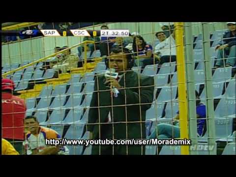 expulsan a juan luis del Ricardo Saprissa -- Saprissa vs Cartago