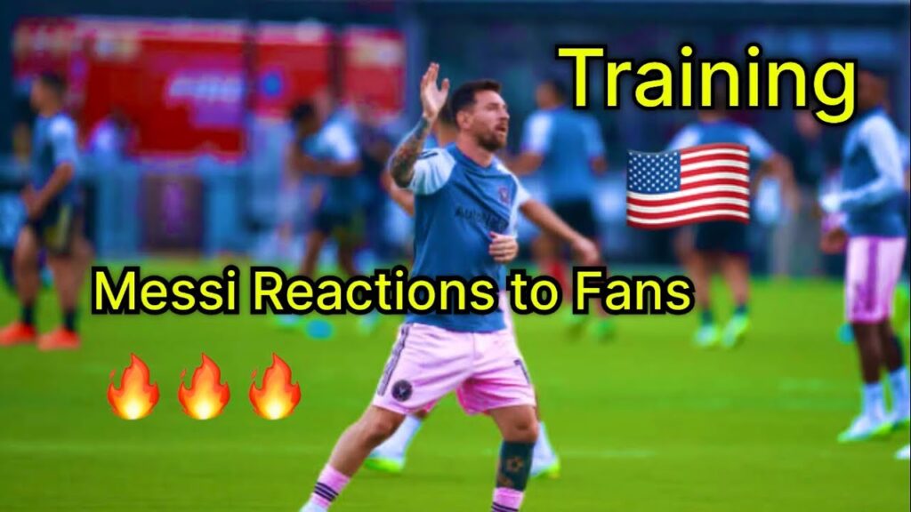 All Reactions lionel Messi to fans training🔥crazy moments david beckham🔥🇺🇸 All Reactions lionel Messi to fans training🔥crazy moments david beckham🔥🇺🇸