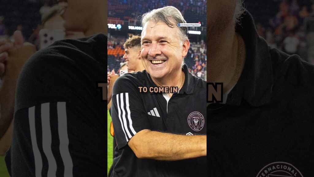 Tata Martino doing Tata Martino things! 🧠