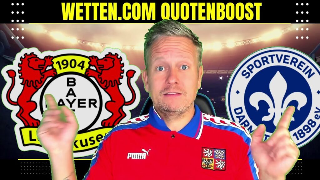 LEVERKUSEN - DARMSTADT ⚽️ Prognose, Wett-Tipp + Quoten Boost [3. Bundesliga-Spieltag 2023/2024]