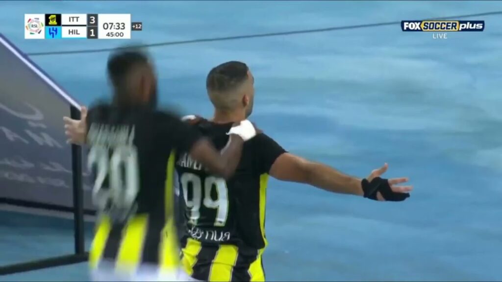Abderrazak Hamdallah 45 + 8 mins Goal Al-Ittihad vs Al-Hilal | 3 - 1 | 1st Half Highlights
