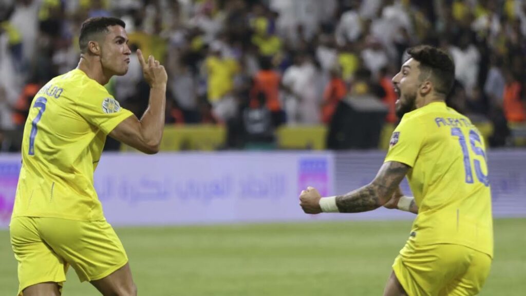 AL Nassr vs AL Hilal 2-1 Cristiano Ronaldo brace earns Al Nassr Arab Champions Cup glory #ronaldo