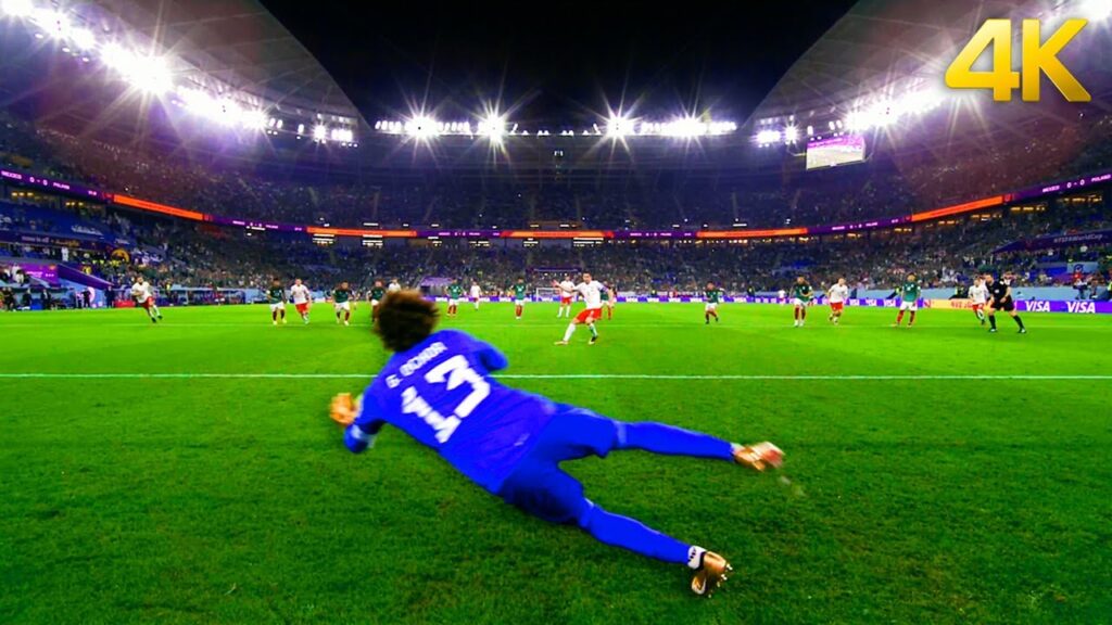 ATAJADA de MEMO OCHOA ante Robert LEWANDOWSKI en QATAR 2022 4K / Mexico vs Polonia TV Azteca