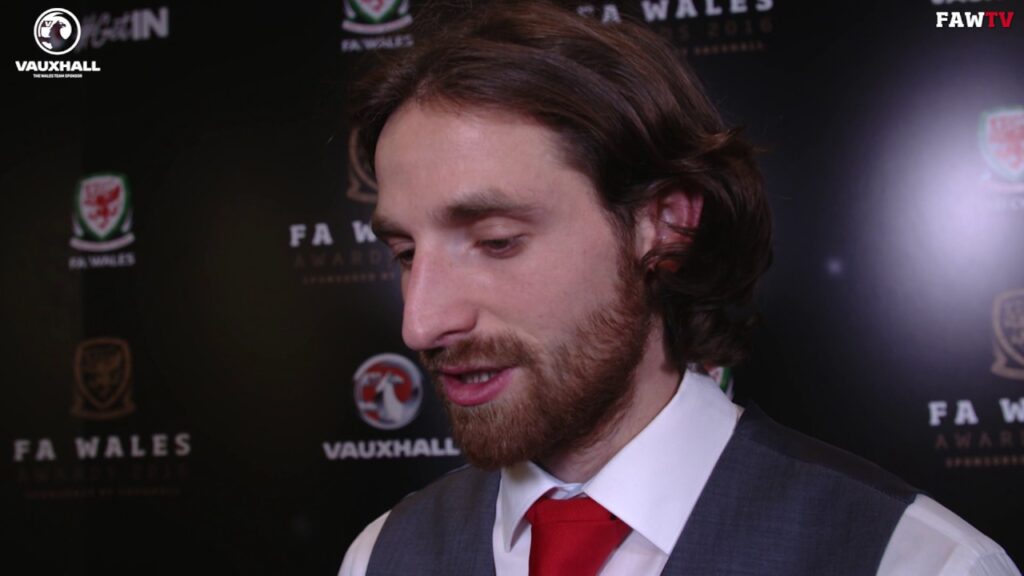 FA WALES AWARDS 2016: Fans player of the year Joe Allen