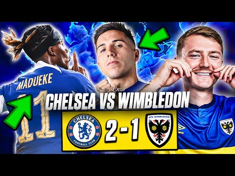 Enzo Fernandez WINNER Qualifies Chelsea! Chelsea 2-1 Wimbledon | Carabao Cup