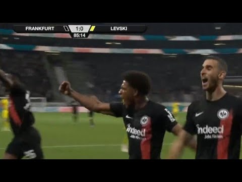 Eintracht Frankfurt vs Levski Sofia 2-0 Ellyes Skhiri & Jessic Ngankam score in win Match recap