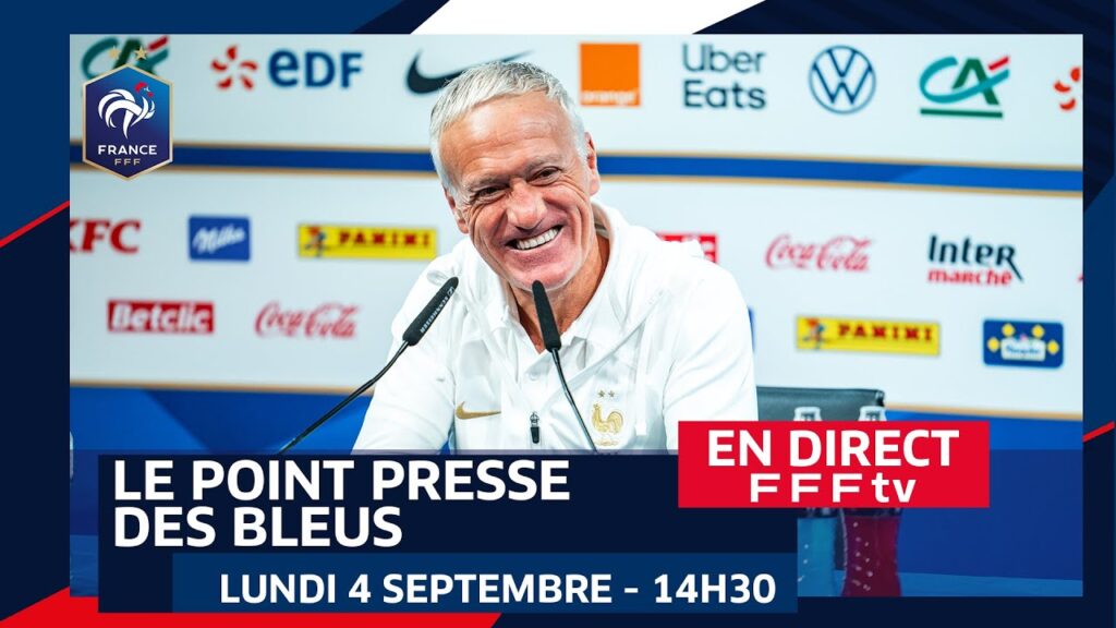 Le replay de la conférence de presse des Bleus lundi 4 septembre 2023