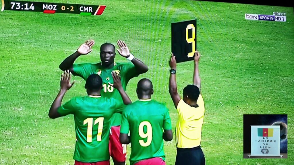 MOZAMBIQUE 0  CAMEROUN  2 SERGE TABEKOU .