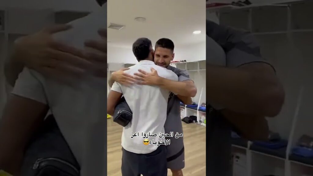 البليهي يرحب بلاعب الهلال الجديد ميتروفيتش 😂💙 #الهلال