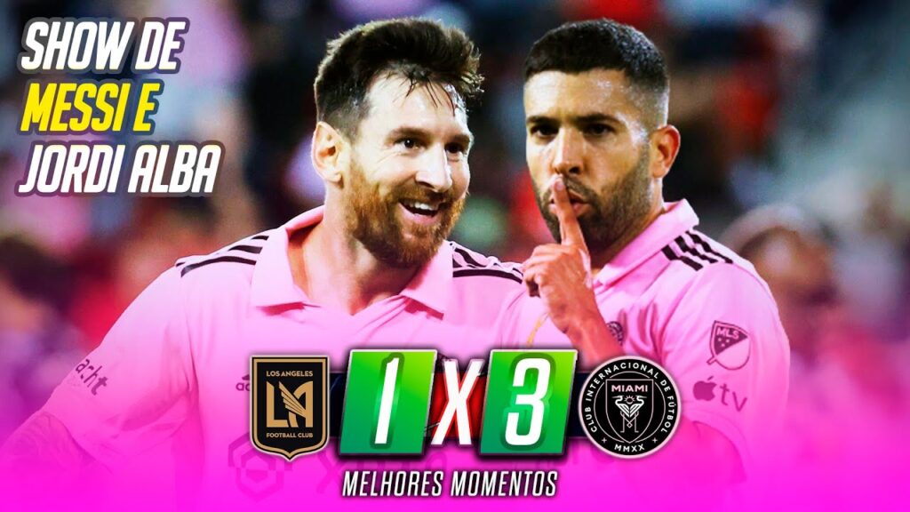 SHOW DE MESSI E JORDI ALBA | Los Angeles vs Inter Miami 1-3 | Resumen y Goles | MLS 04/09/2023