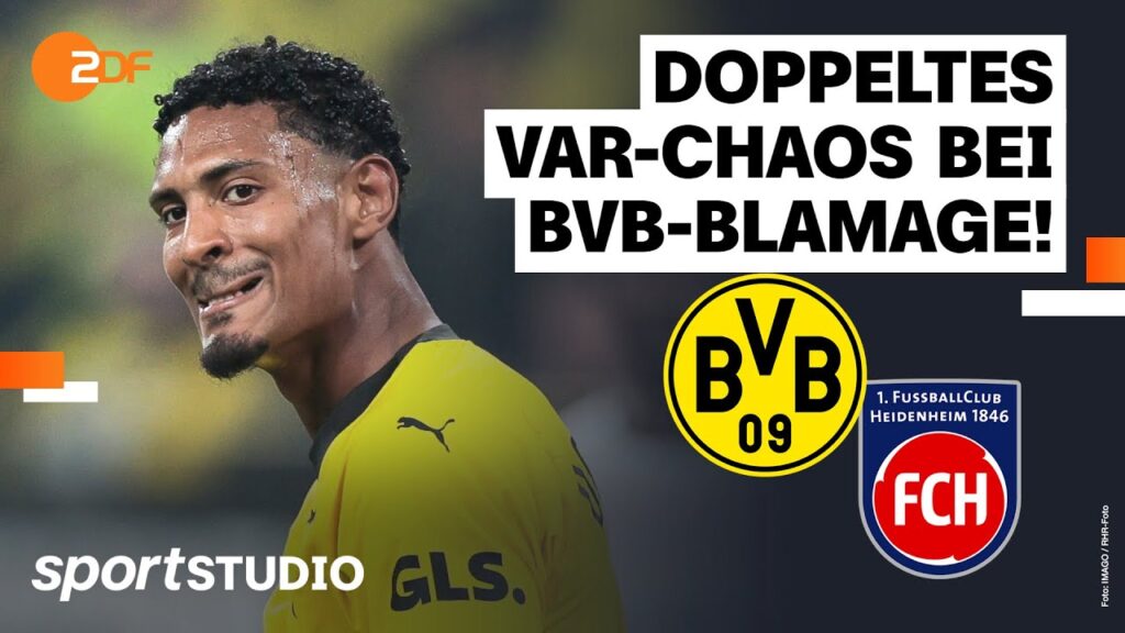 Borussia Dortmund – 1. FC Heidenheim | Bundesliga, 3. Spieltag Saison 2023/24 | sportstudio
