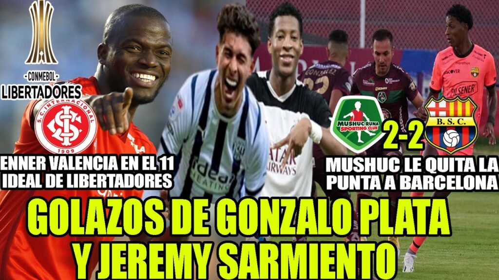 GOLAZOS DE GONZALO PLATA Y JEREMY SARMIENTO! MUSHUC LE QUITA LA PUNTA A BARCELONA Y MAS GOLAZOS DE GONZALO PLATA Y JEREMY SARMIENTO! MUSHUC LE QUITA LA PUNTA A BARCELONA Y MAS