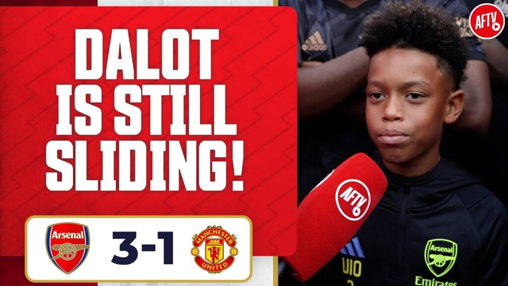 Arsenal 3-1 Man United | Dalot Is Still Sliding! (Young Gunners)