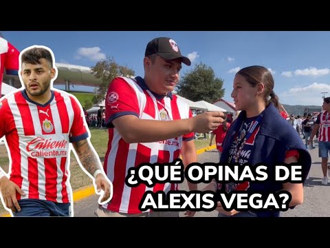 ¿Qué opina la afición de Chivas sobre Alexis Vega? Entrevistas en el Estadio Akron en Guadalajara