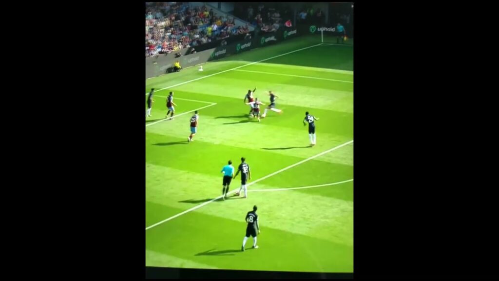 Goal Cristian Romero 1-2 Burnley vs Tottenham Hotspur