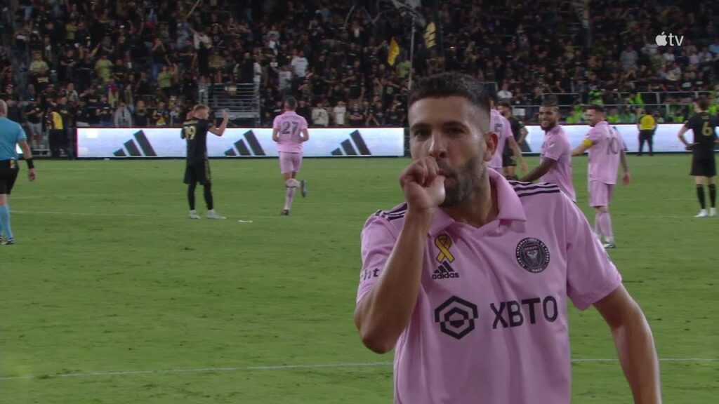 Sergio Busquets ➡️ Lionel Messi ➡️ Jordi Alba for Inter Miami's second goal vs. LAFC