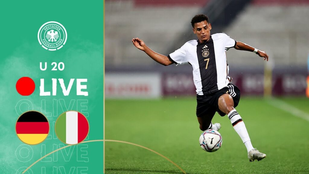 LIVE 🔴 Germany vs. Italy | U 20 Friendly