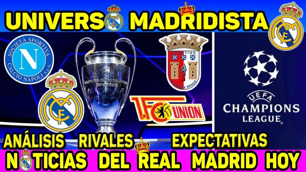 Real Madrid UEFA Champions League 2023 | análisis del grupo C Champions 2023 | Universo Madridista