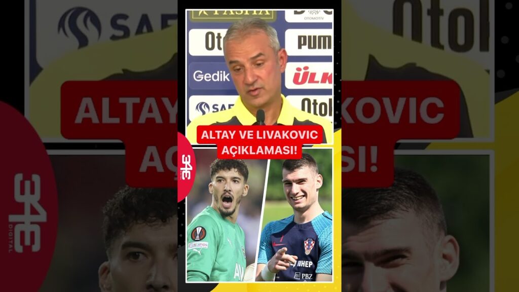 🟡🔵 İsmail Kartal'a kaleci transferi soruldu! Altay Bayındır ve Dominik Livakovic'te son durum ne?