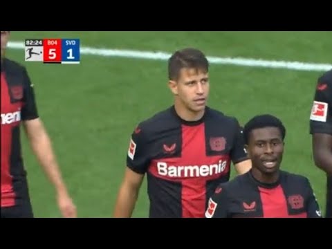 Bayer Leverkusen vs SV Darmstadt 5-1 Adam Hlozek, Exequiel Palacios & Victor Boniface score in win