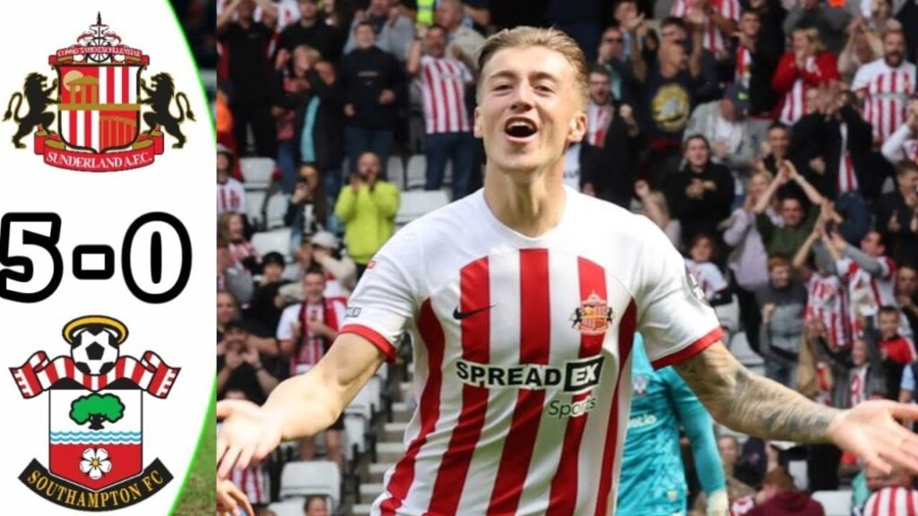 Sunderland 5-0 Southampton | Championship 2023| Highlights