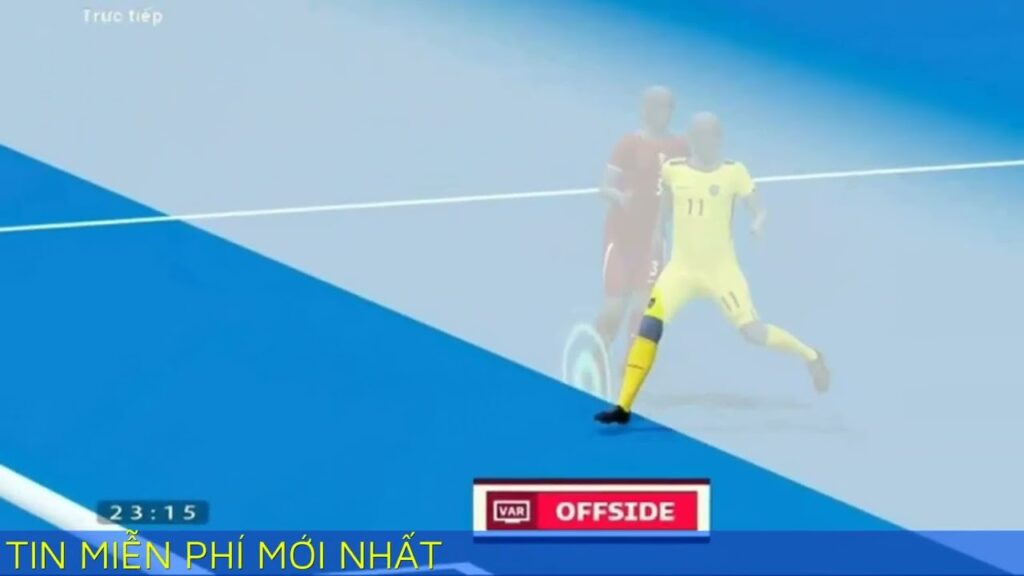 Vì sao cầu thủ Ecuador việt vị