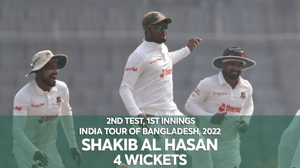 Shakib Al Hasan’s 4 Wickets Against India | 1st Innings | 2nd Test | India tour of Bangladesh 2022 Shakib Al Hasan's 4 Wickets Against India | 1st Innings | 2nd Test | India tour of Bangladesh 2022