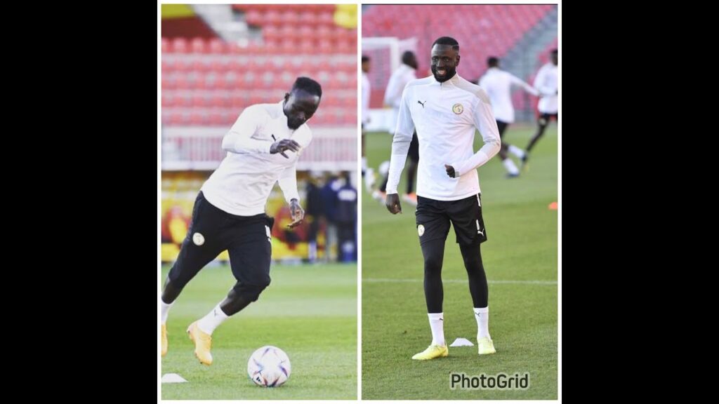 SENEGAL - MOZAMBIQUE: ENTRAINEMENT DES LIONS, SANS SADIO AVEC CHEIKHOU KOUYATÉ
