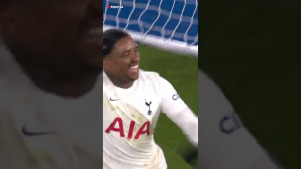 UNIQUE angle of Bergwijn's 95th minute equaliser! | MONSTER CAM