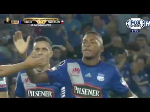 Gol de Preciado - Emelec 1 - 2 River - Copa Libertadores 2017 - Fecha 3