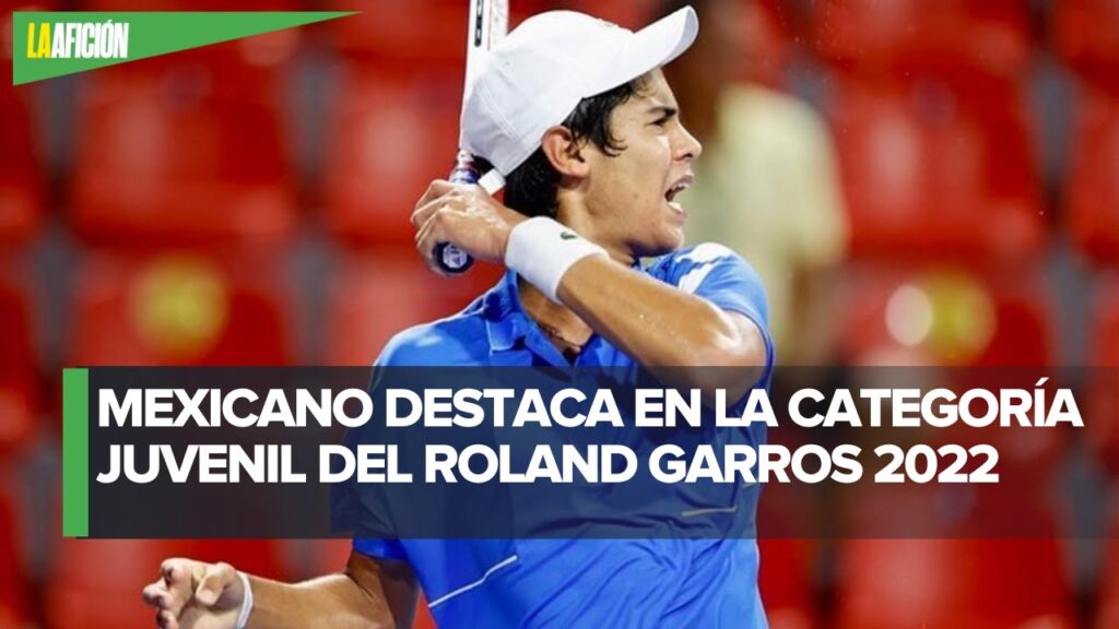 El mexicano Rodrigo Pacheco cayó en cuartos de final de Juniors de Roland Garros