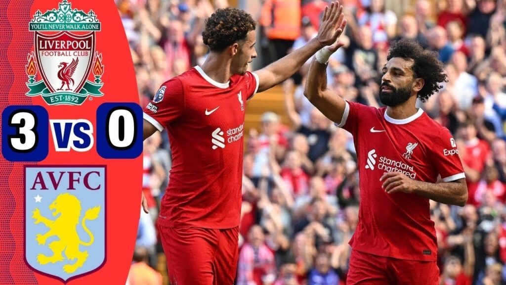Liverpool vs Aston Villa [3-0] | All Goals & Extended Highlights | Premier League 2023/24