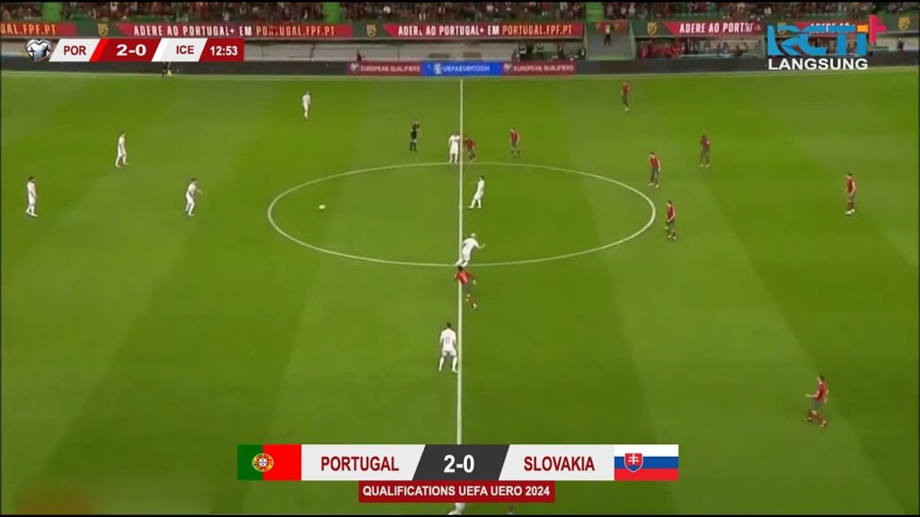 🔴Live RCTI+ | Portugal vs Slovakia | Qualification Euro 2024 | Ronaldo 2 Goal in 12 Minutes