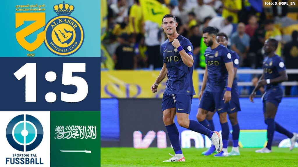 850. Karrieretor! Cristiano Ronaldo setzt neuen Meilenstein | Al-Hazm - Al-Nassr FC