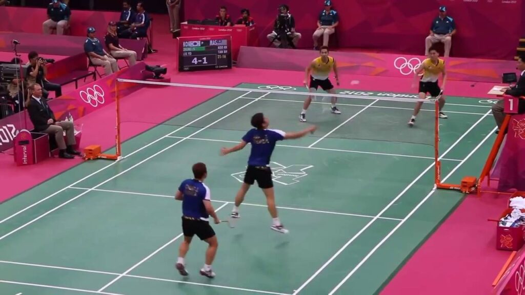 Rally Lee Yong Dae Jung Jae Sung vs Koo Kien Keat Tan Boon Heong Nice Camera Badminton Olympics 2012
