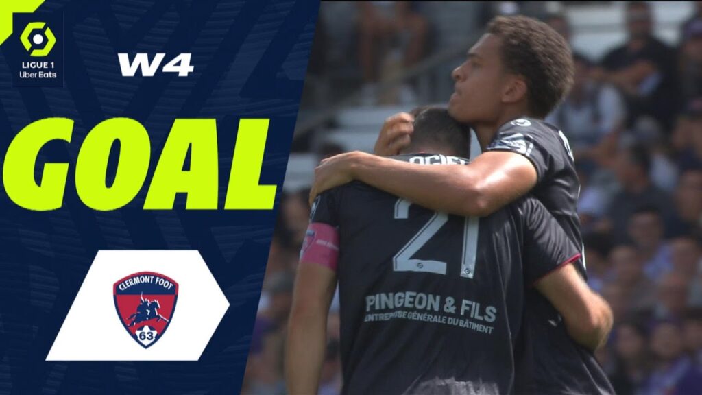 Goal Florent OGIER (90' +6 - CF63) TOULOUSE FC - CLERMONT FOOT 63 (2-2) 23/24